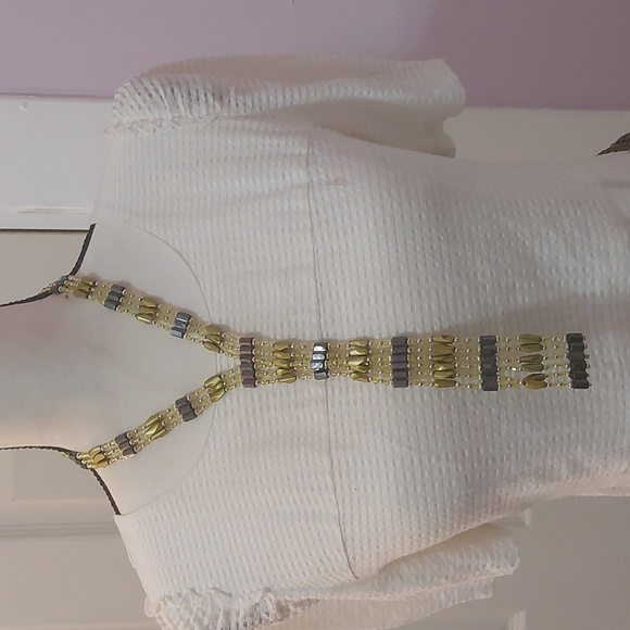 3 Strands Magnetic Hematite and Green Acrylic Plastic Beads Versatile Necklace - Picture 2 of 9